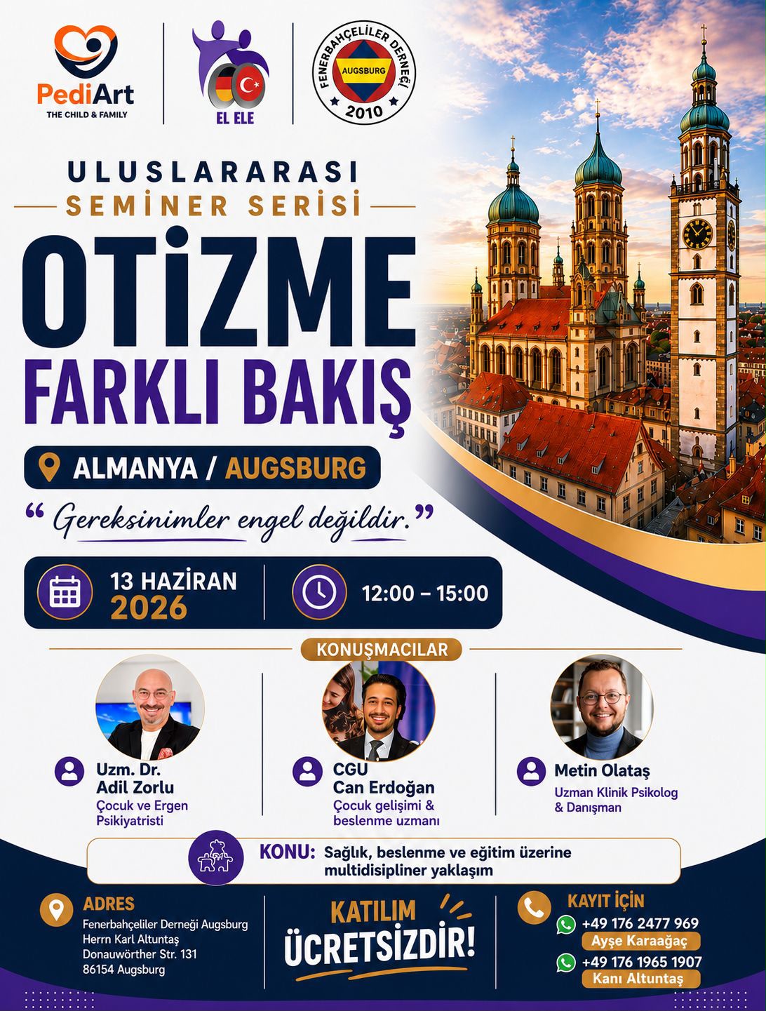 Otizme Farklı Bakış: Augsburg’da Uluslararası Seminer