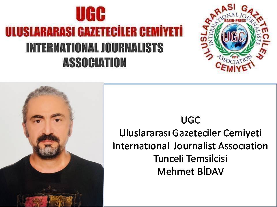 Uluslararası Gazeteciler Cemiyeti’nden Tunceli Temsilciliğine Mehmet Bidav Ataması